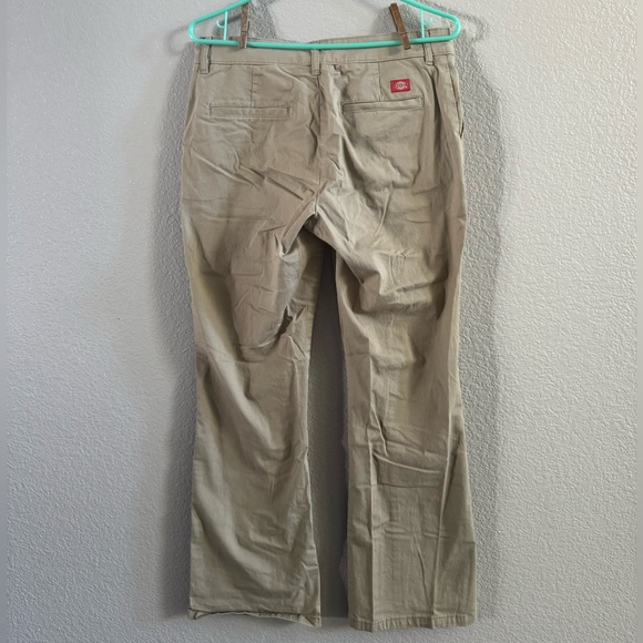 Dickies Khaki Slim Women’s Pants - Picture 2 of 6